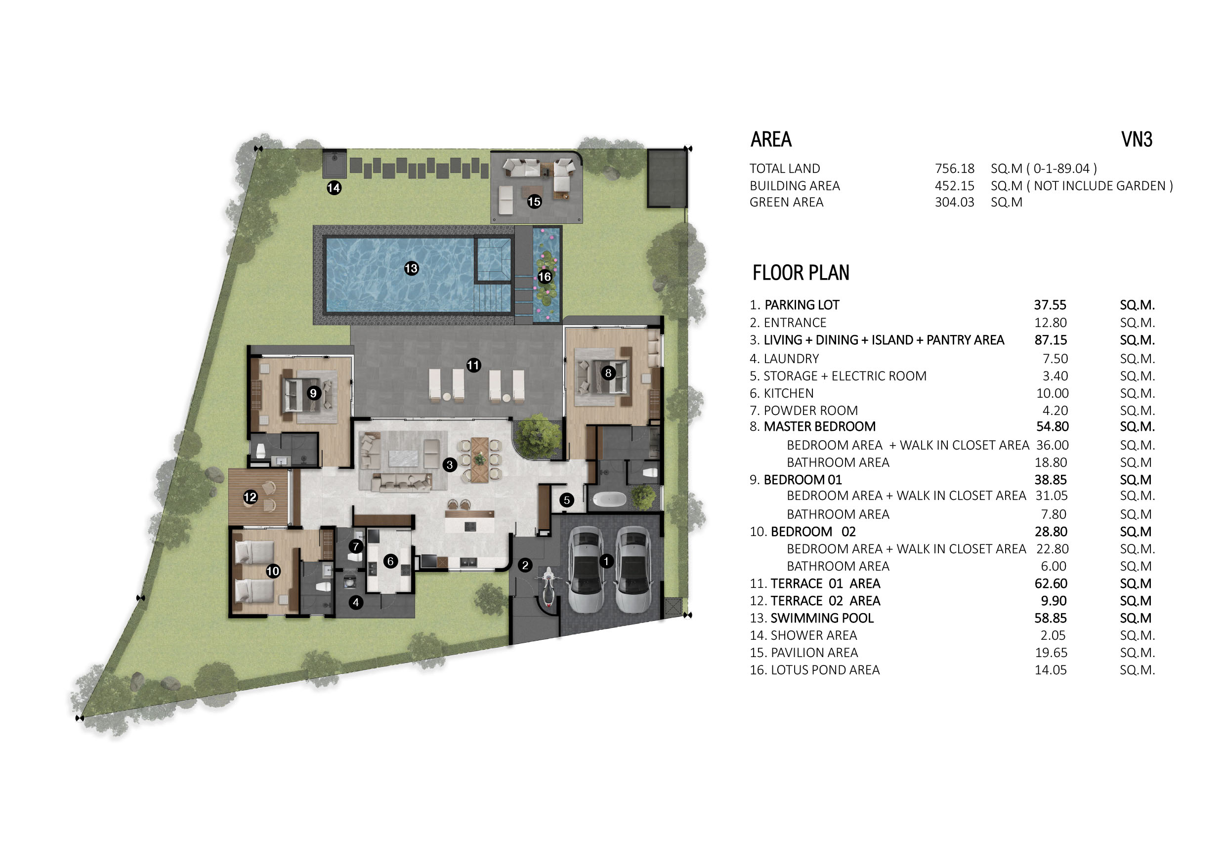 3 BR