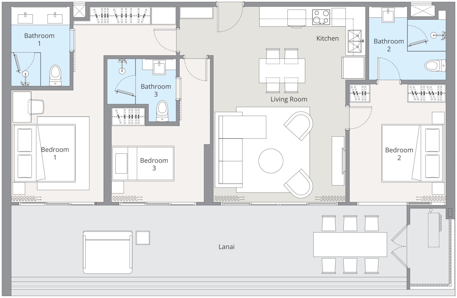 3 BR