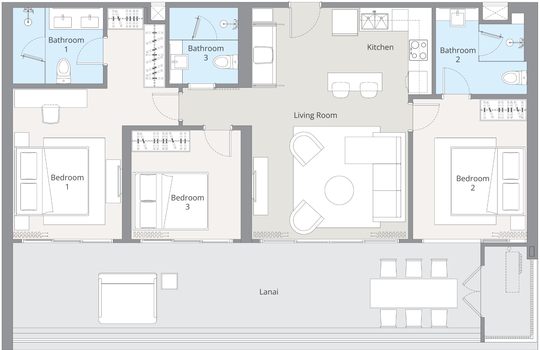 3 BR
