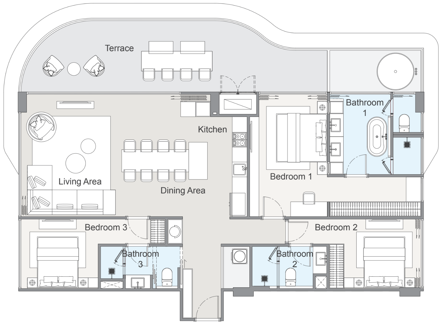 1 BR