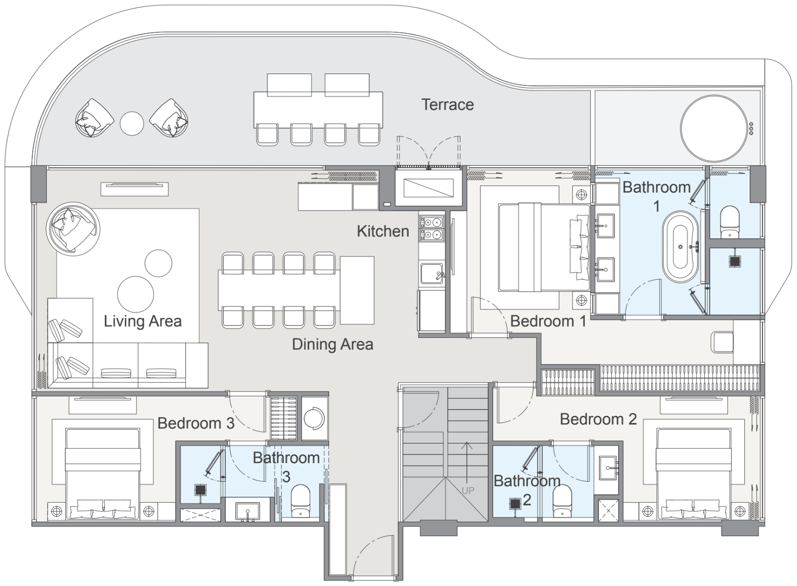 3 BR