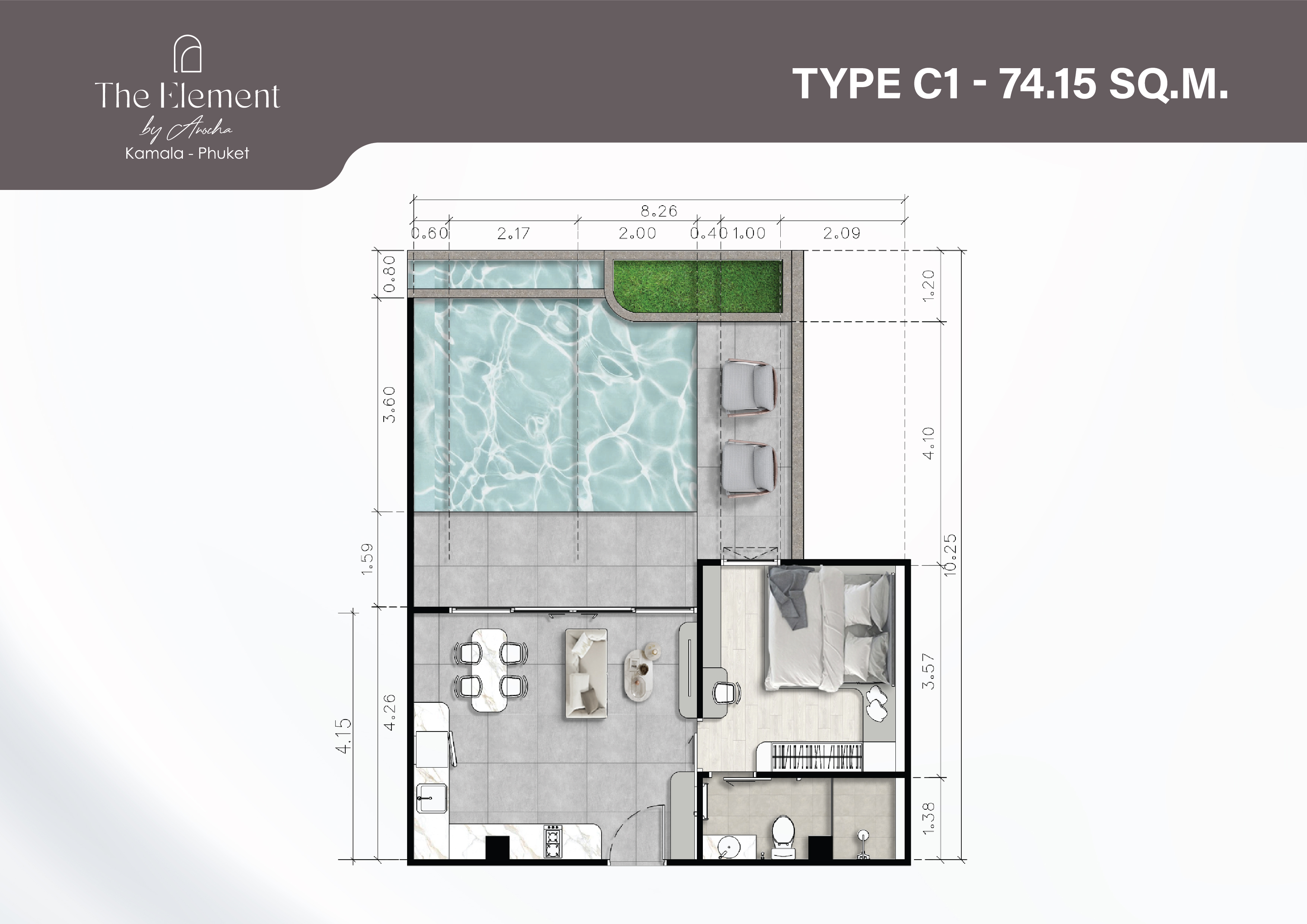 1 BR