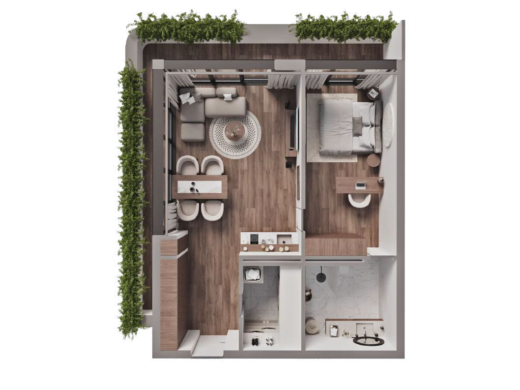 1 BR