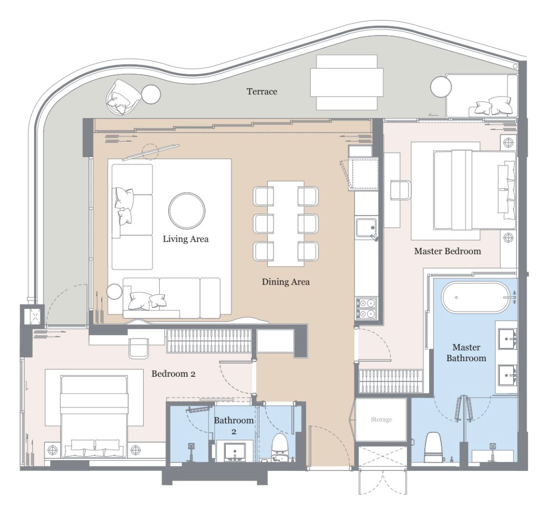 2 BR