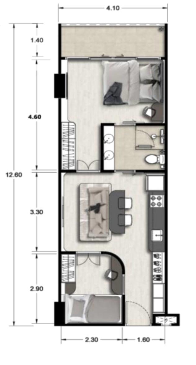2 BR