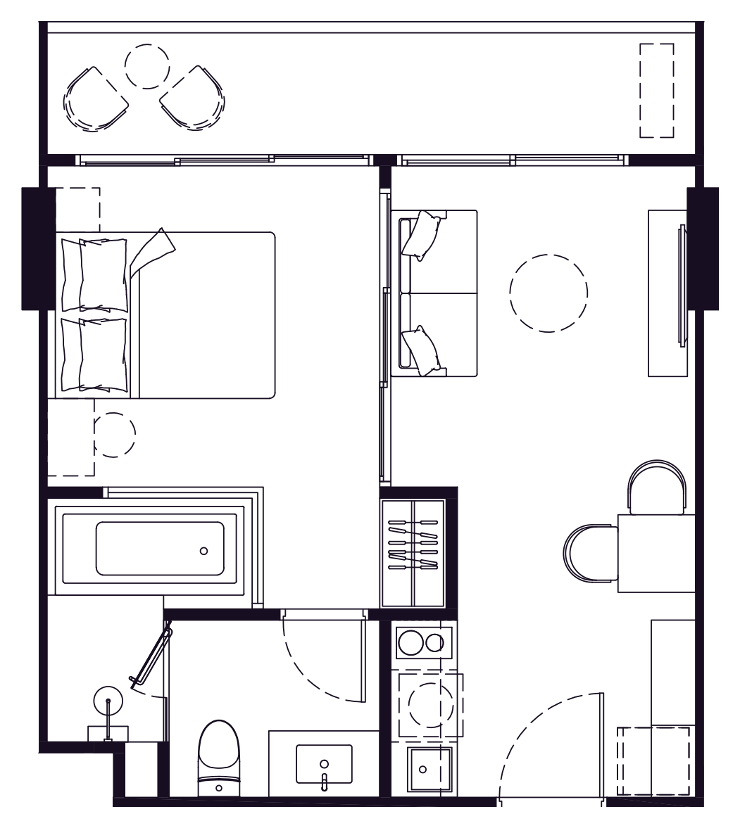 1 BR
