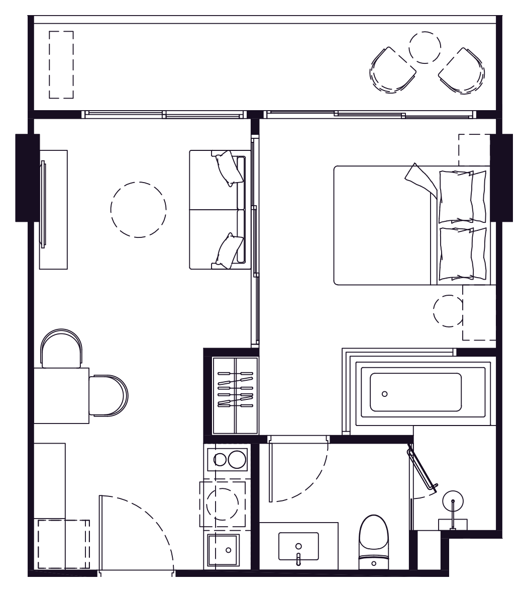 1 BR