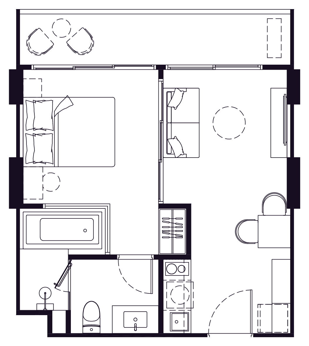 1 BR
