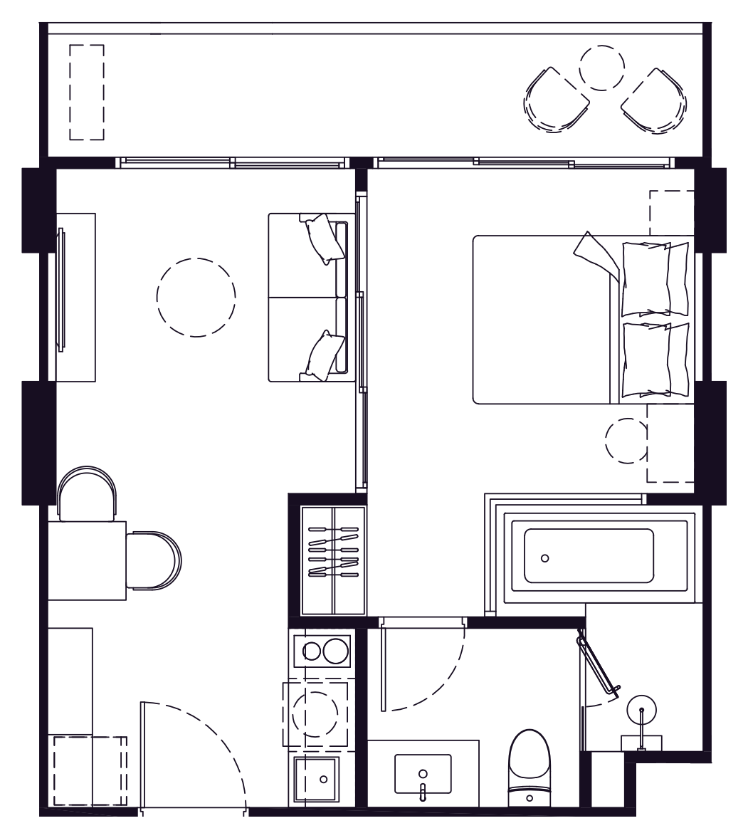 1 BR
