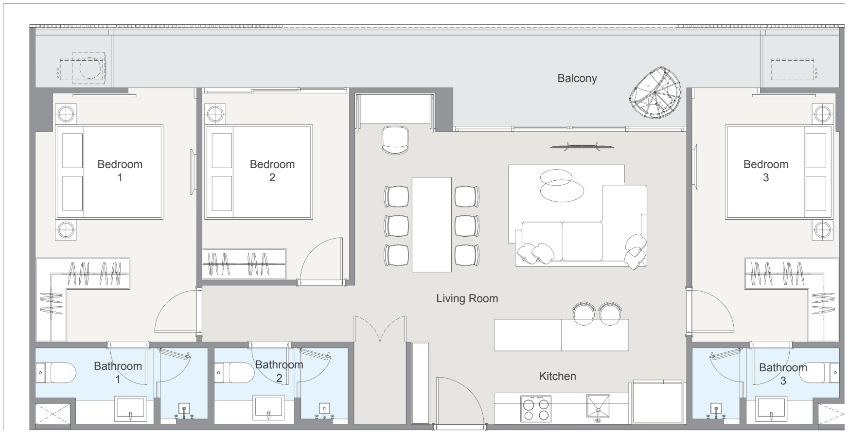 3 BR