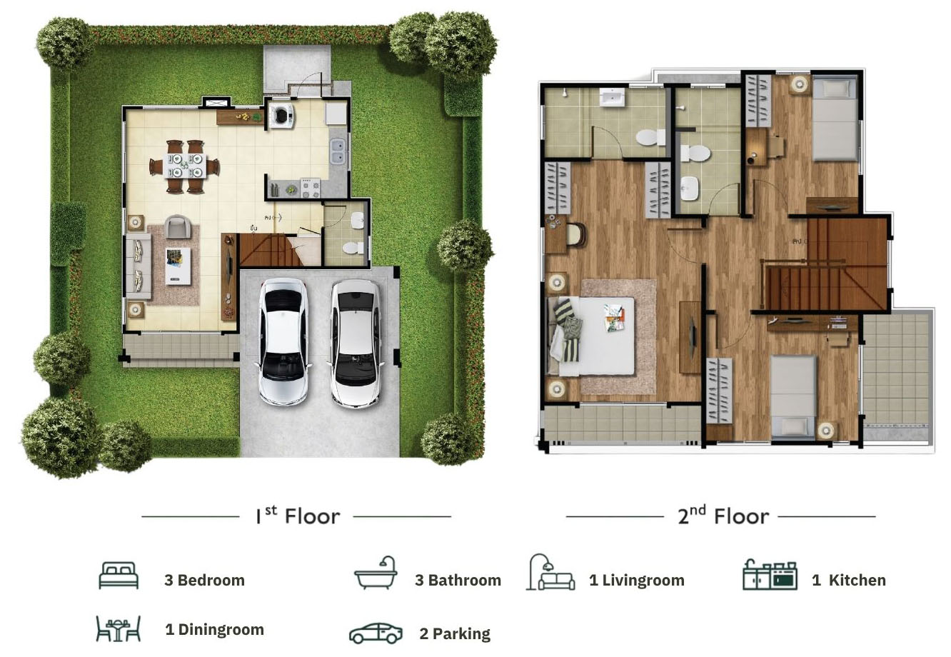 3 BR
